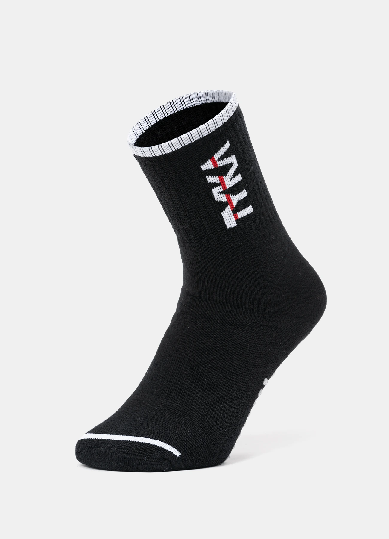 TYKA GEL GRIP ULTIMATE CRICKET SOCKS CREW Black D.Grey F