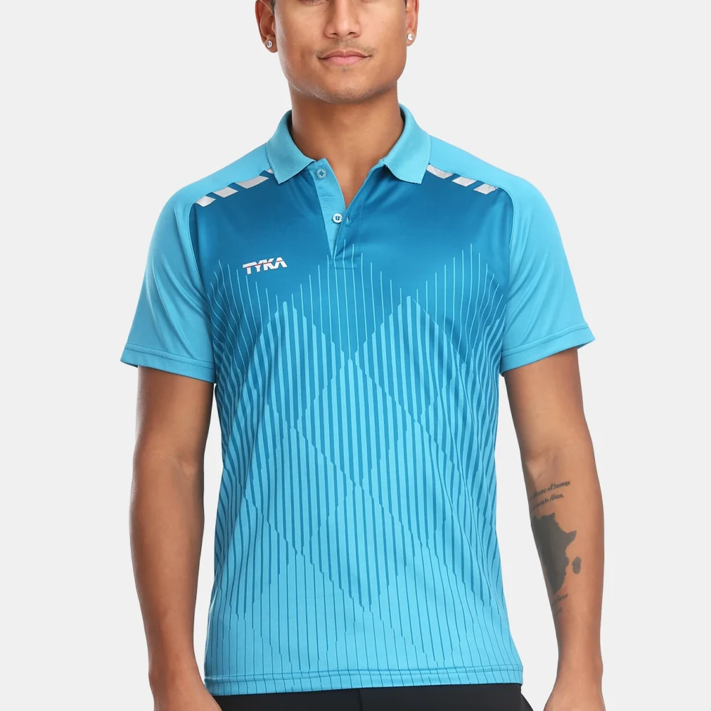 TYKA Polo Repel Cyan F 1