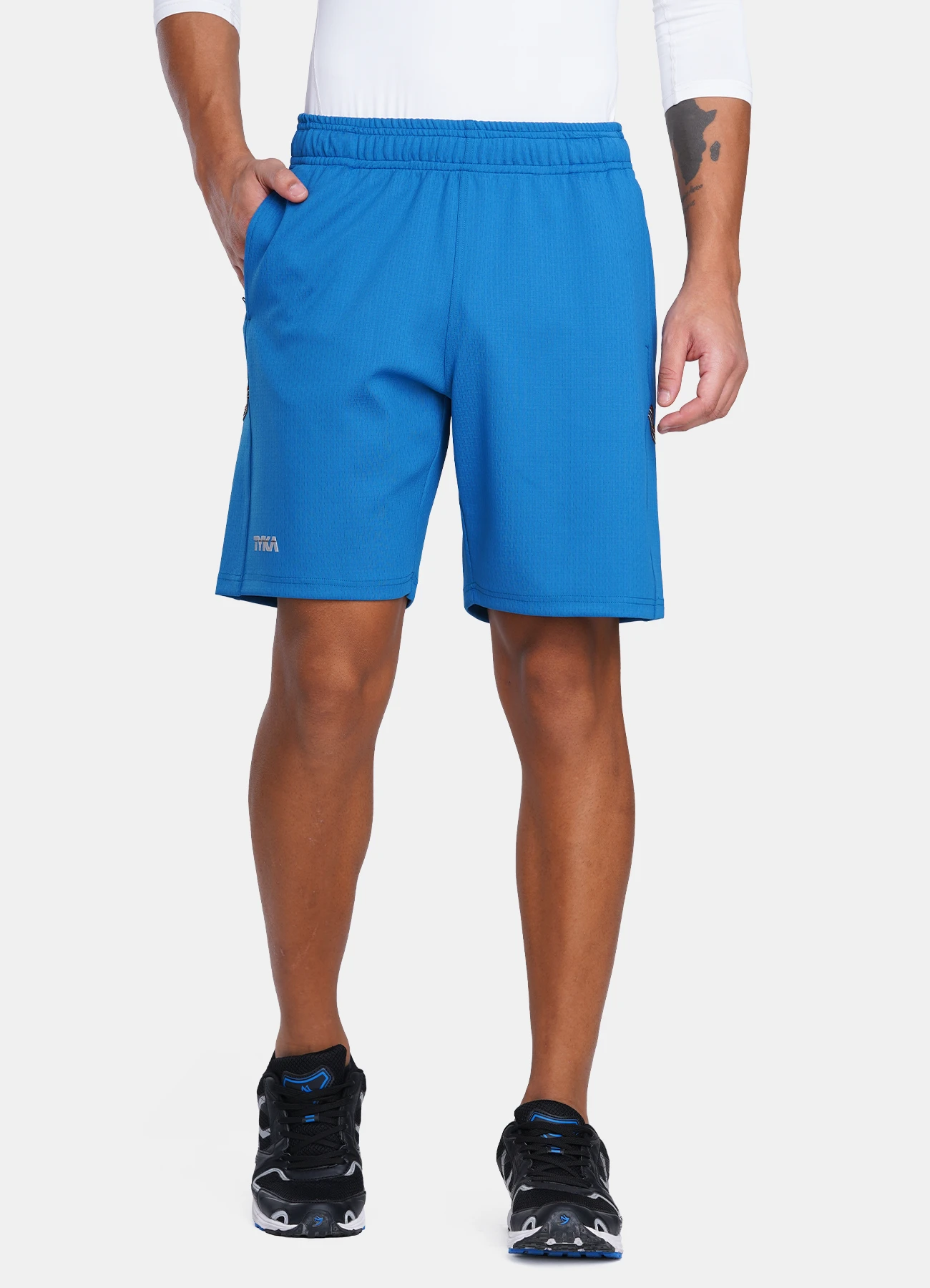 TYKA Shorts Emboss Teal F